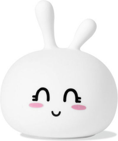 Rabbit & Friends Night Light Cute Bunny Battery White