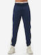 Greene Stripe Sweatpants with Elastic Peacoat