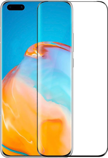 5D Full Glue Tempered Glass Μαύρο (Huawei P40 Pro)