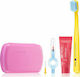 Curaprox Be You Travel Set Manual Toothbrush Ultra Soft Pink