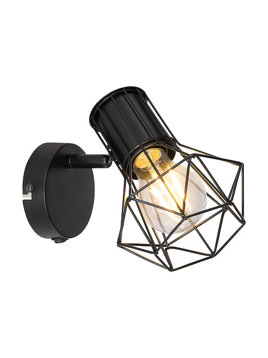 Globo Lighting Priska Lamp Wall Black