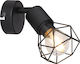 Globo Lighting Xara I Modern Wall Lamp with Socket E14 Black