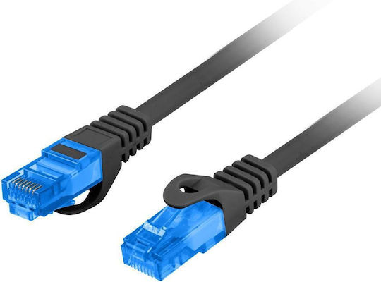Lanberg S/FTP Cat.6a (Gigabit) Καλώδιο Δικτύου Ethernet 20m Μαύρο