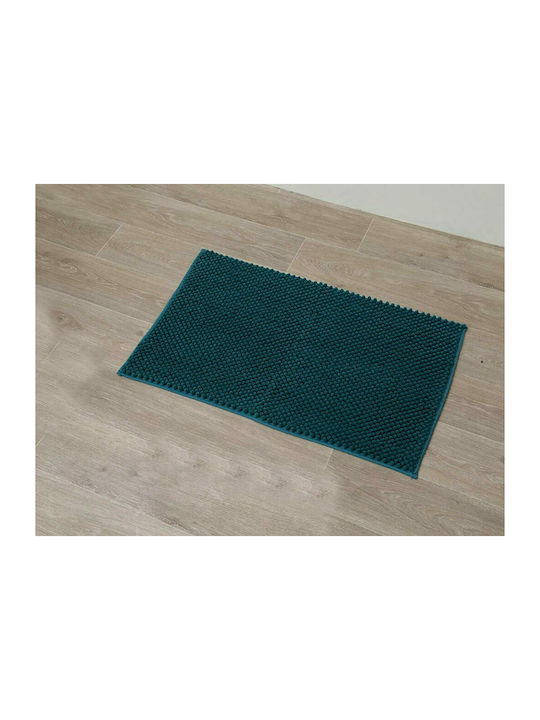 Αντιολισθητικό Πατάκι Μπάνιου Microfiber 7744145 Μπλε 50x80εκ.