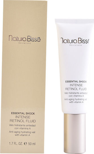Natura Bisse Essential Shock Λεπτόρρευστη Κρέμα Προσώπου Ημέρας για Ενυδάτωση & Αντιγήρανση με Ρετινόλη 50ml