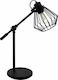 Eglo Tabillano 1 Decorative Lamp with Socket for Bulb E27 Black