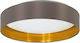 Eglo Maserlo Μοντέρνα Μεταλλική Πλαφονιέρα Οροφής με Ενσωματωμένο LED σε Χρυσό χρώμα 38cm