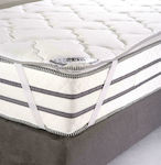 Beauty Home Mattress Topper 4019 Elixir Semi-Double Foam with Elastic Straps 110x200x3.5cm