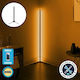 GloboStar LED Floor Lamp H50xW3cm. with Warm White Light 960lm Black
