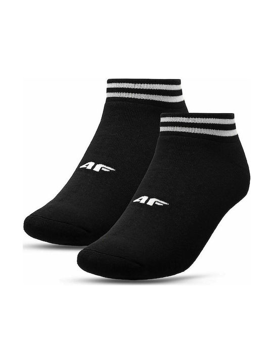 4F Αθλητικές Κάλτσες Μαύρες 2 Ζεύγη
