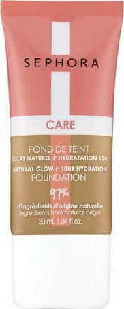 Sephora Collection Care Natural Glow & 10hr Foundation 22P Rose Medium 30ml