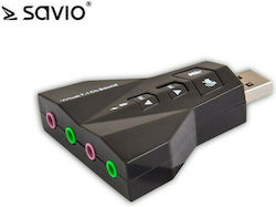 Savio AK-08 External USB 7.1 Sound Card