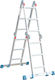 Bormann Pro BHL5050 Multipurpose Ladder 4x4 with Maximum Height 4.7m