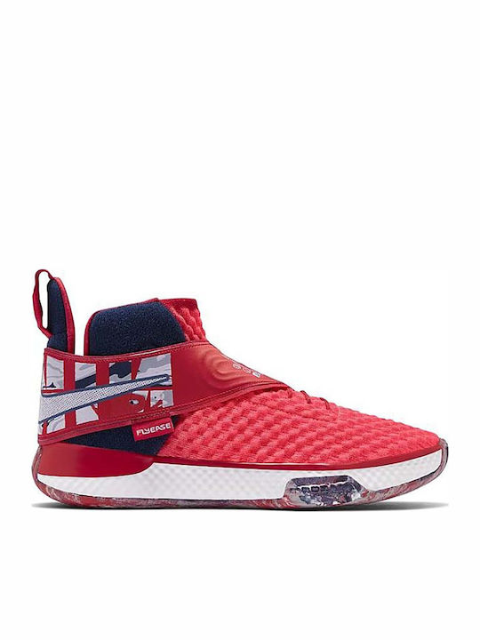 Air Zoom UNVRS FlyEase Hoch Basketballschuhe Rot