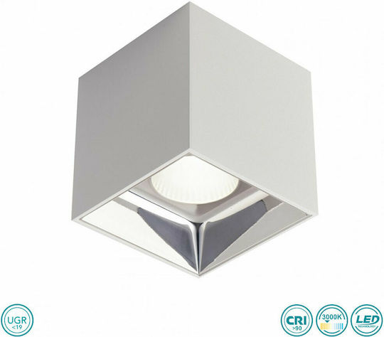 Fan Europe Mig-Q20C BCO Единично LED Топло бяло Спот в Бял Цвят