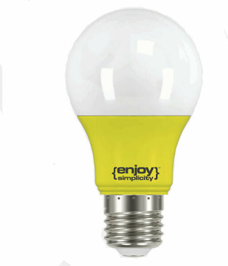 Elvhx LED Bulb 3.5W for Socket E27 and Shape A60 Yellow 315lm