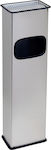 Pam & Co Metallic Waste Bin 12lt Inox