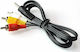 Cable 3.5mm male - 3x RCA male 1m