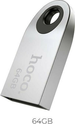 Hoco UD9 Insightful 64GB USB 2.0 Stick Silber