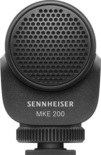 Sennheiser MKE-200 Condensator (Diafragmă Mică) Microfon 3.5mm Montat pe amortizoare pentru Cameră