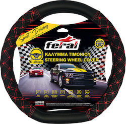 Feral Husă Volan Auto Sport Driving D-Shape Med...