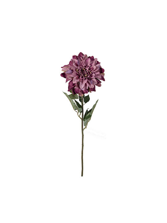 Zaros Ramură Decorativă Artificială Dahlia Purp...