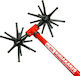 MINOS SIK MSR24 Olive Harvester Battery Type Sea Urchin with Rod 2.4m and Weight 3kg
