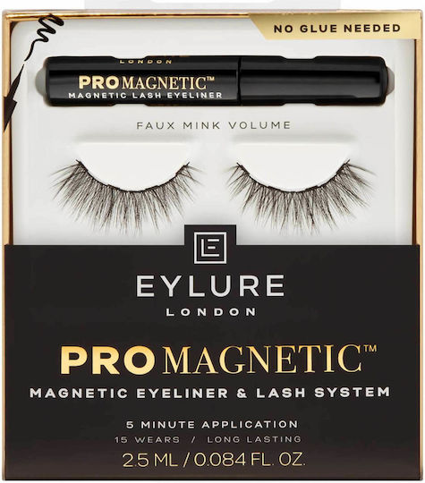 Eylure Promagnetic Faux Mink Magnetische Wimpern Schwarzes Faux-Mink Volumen