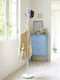 Yamazaki Metallic Coat Rack White 28x28x177cm