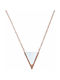 Necklace with Fildisi - ACHALI ROSE GOLD