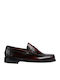 Sea & City Δερμάτινα Ανδρικά Loafers Cherry