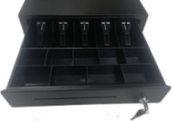 SAM4S Cash Drawer with 9 Coin Slots and 5 Slots for Bills 41.7x41.7x10cm