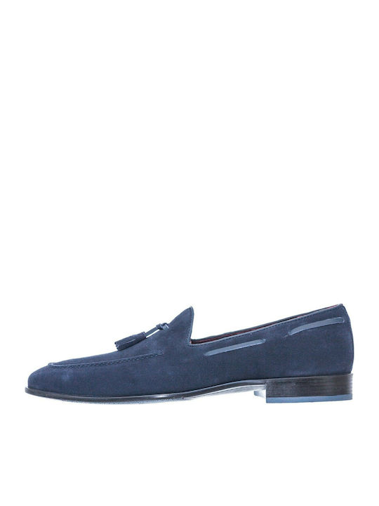 Softies Men's Suede Loafers Blue