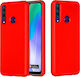 Sonique Liquid Umschlag Rückseite Silikon Rot (...