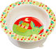 Sugar Booger Baby Food Bowl Happy Cactus made of Melamine Green