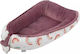 Tuttolina Baby Nestkissen Rainbow Burgundisch 55x80cm