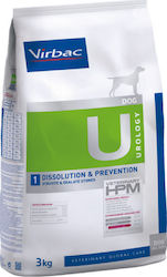 Virbac Urology Dissolution & Prevention 3kg Ξηρά Τροφή Σκύλων με Κοτόπουλο και Χοιρινό