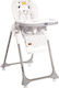 Lorelli Felicita Foldable Baby Highchair with Metal Frame & Plastic Seat Grey