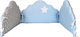 Baby Star Σύννεφο Crib Bumpers Classic Inside Light Blue 40x210cm