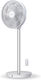 Stylies Tukan Fan Pedestal 25W Diameter 40cm White