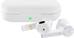 Razer Hammerhead In-ear Bluetooth Handsfree Ακουστικά με Αντοχή στον Ιδρώτα και Θήκη Φόρτισης Λευκά