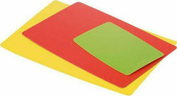 Tescoma Rectangular Plastic Chopping Board Set Multicolour 3pcs