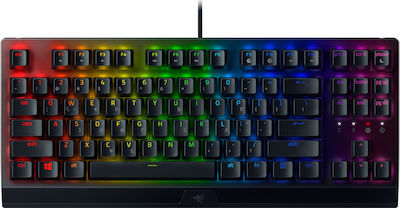 Razer BlackWidow V3 TKL Gaming Μηχανικό Πληκτρολόγιο Tenkeyless με Razer Green διακόπτες και RGB φωτισμό (Ελληνικό)
