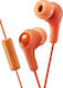 JVC HA-FX7 Gumy Plus In-ear Handsfree Headphones with Connector 3.5mm Orange