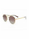 Mohiti Hot Shot AK17095 Women's Sunglasses with Brown Metal Frame and Brown Polarized Lens