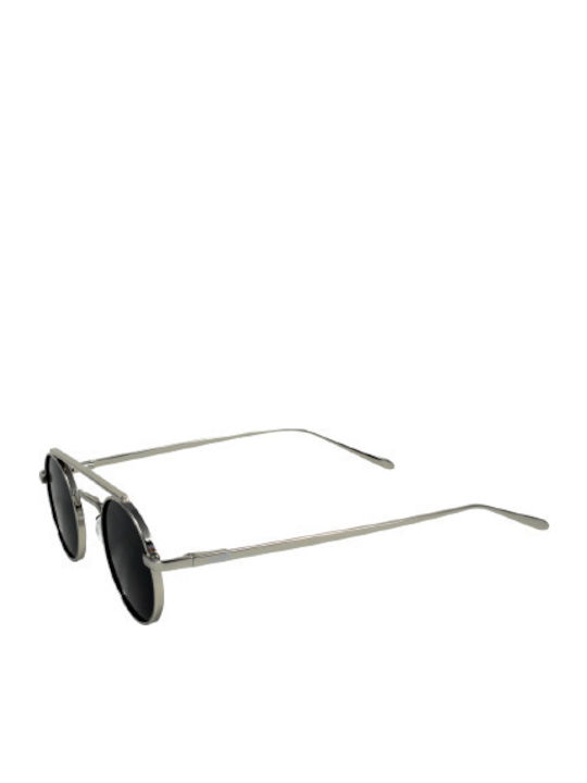 Mohiti Peace 616777 Sunglasses Silver with Metal Frame & Black Lens Mohiti Peace 616777 Sunglasses Silver with Metal Frame & Black Lens