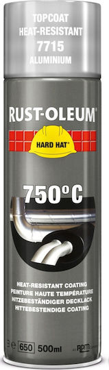 Rust-Oleum Σπρέι Βαφής High Heat 750°C Υψηλής Θερμοκρασίας Aluminium 500ml