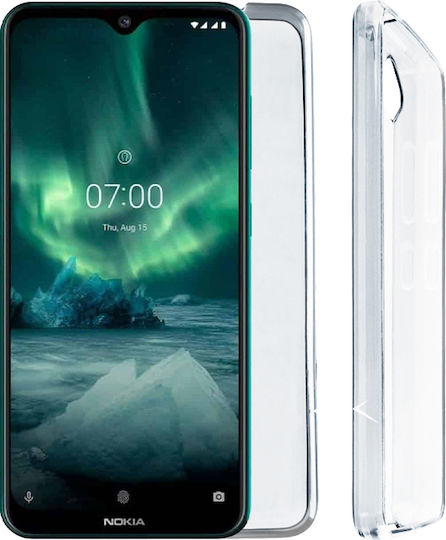 Volte-Tel Slimcolor Air Umschlag Rückseite Silikon Transparent (Nokia 5.3)
