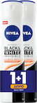 Nivea Black & White Invisible Ultimate Impact Αποσμητικό 48h σε Spray 2x150ml