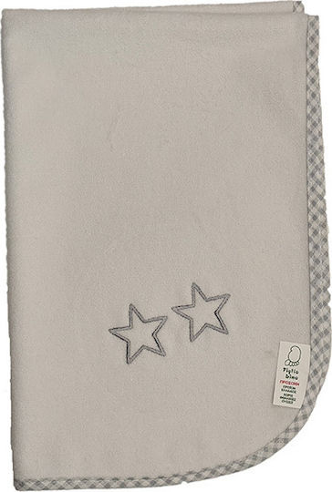 Figlio Bino Wasserdichtes Wickeltuch Stars Gray Gray 50x70cm.